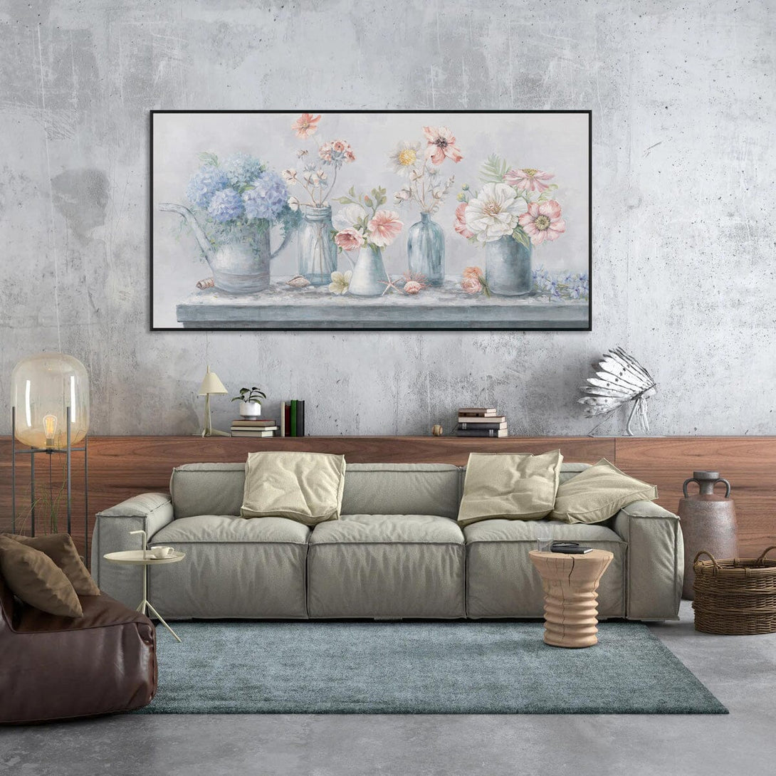 Silent Vases – Floral Still Life#L4612 Painting artwepaint 