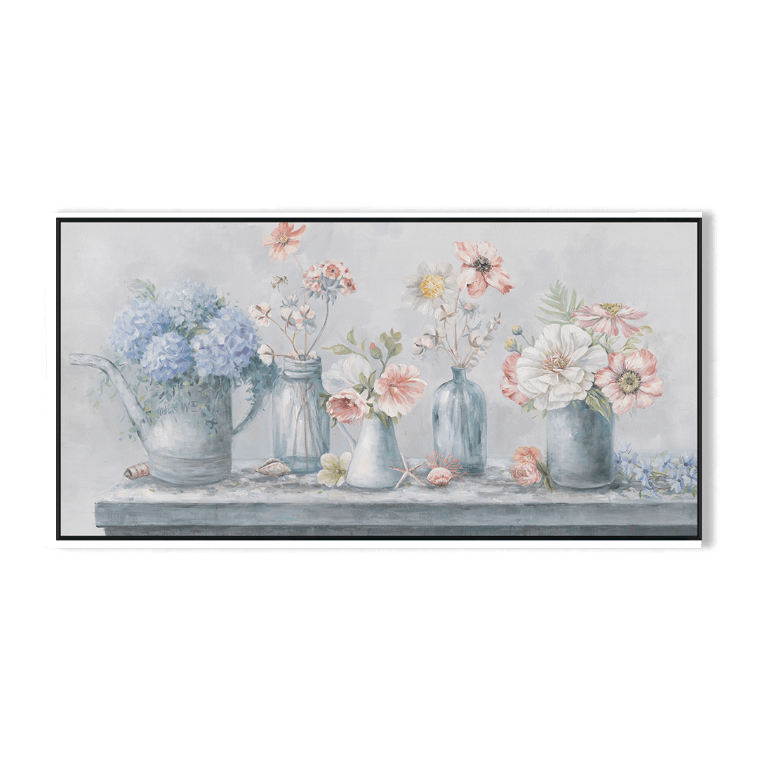 Silent Vases – Floral Still Life#L4612 Painting artwepaint 