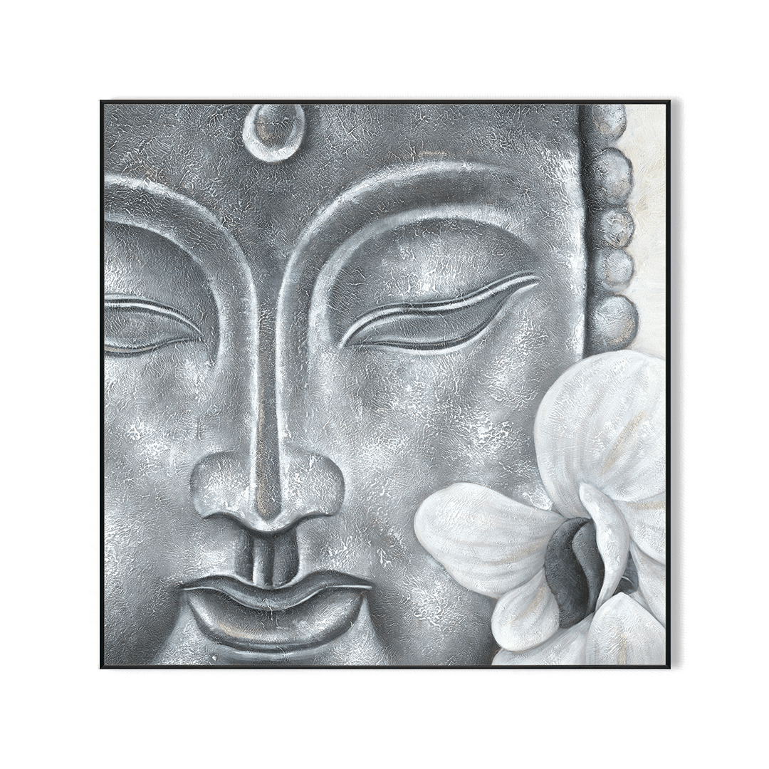 Silver Grace - Eternal Tranquility Buddha #F0399 Painting artwepaint 