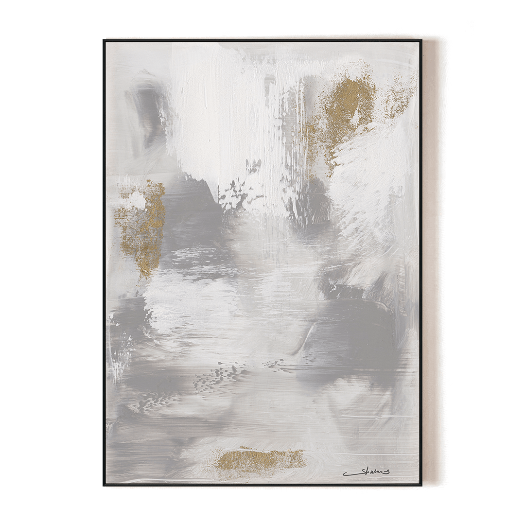 Silver Mist-Ethereal Abstract Painting #M5896 Painting artwepaint 