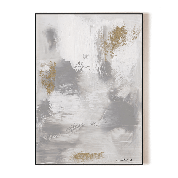 Silver Mist-Ethereal Abstract Painting #M5896 Painting artwepaint 