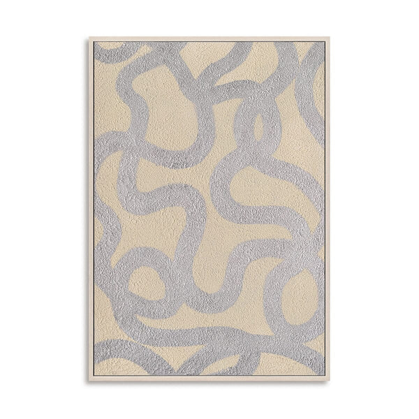 Silver Rhythm - Modern Abstract Texture Painting#L2630 Painting artwepaint 