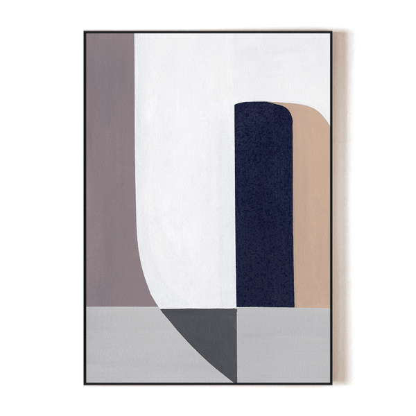 Soft Geometry - Warm Geometric Abstract Painting#L5585 Painting artwepaint 