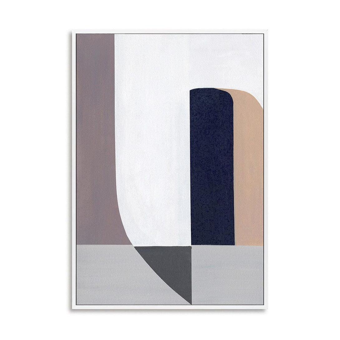 Soft Geometry - Warm Geometric Abstract Painting#L5585 Painting artwepaint 
