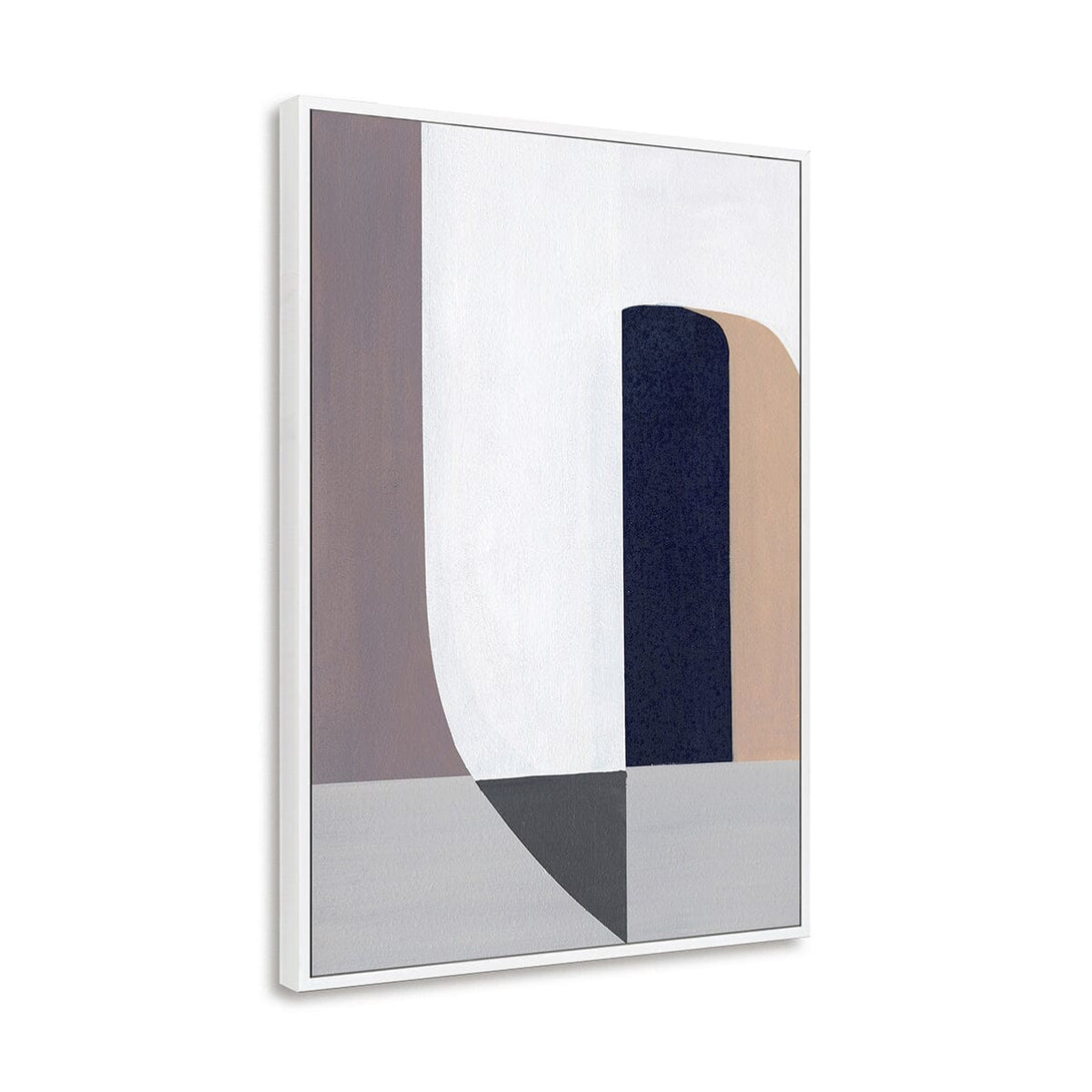 Soft Geometry - Warm Geometric Abstract Painting#L5585 Painting artwepaint 