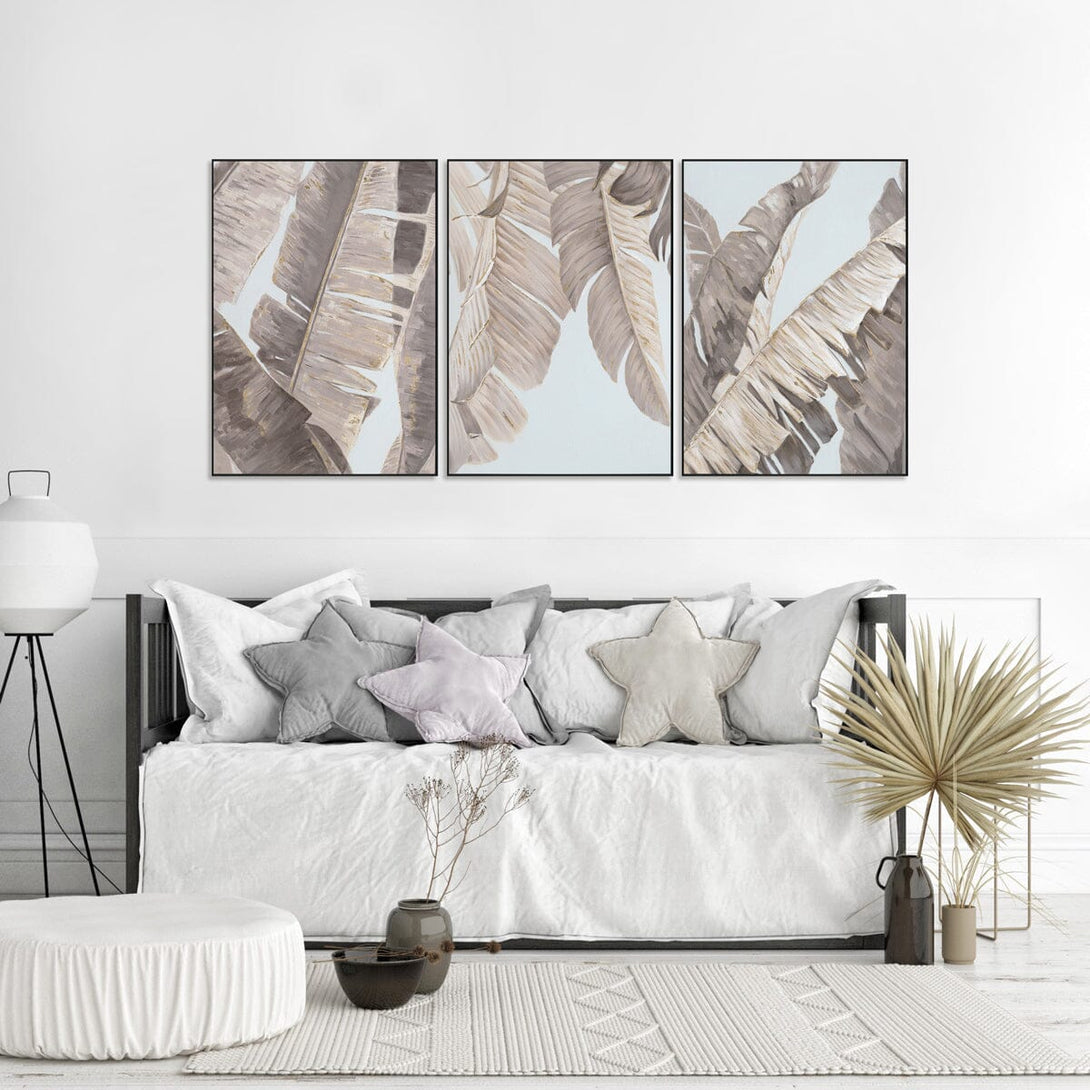 Soft Glow - Minimalist Banana Leaf Painting#L3675 Painting artwepaint 