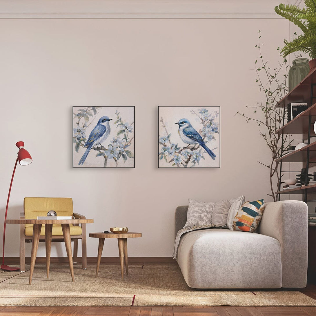 Spring Branch View - Bluebird Floral Painting#M3614 Painting artwepaint 