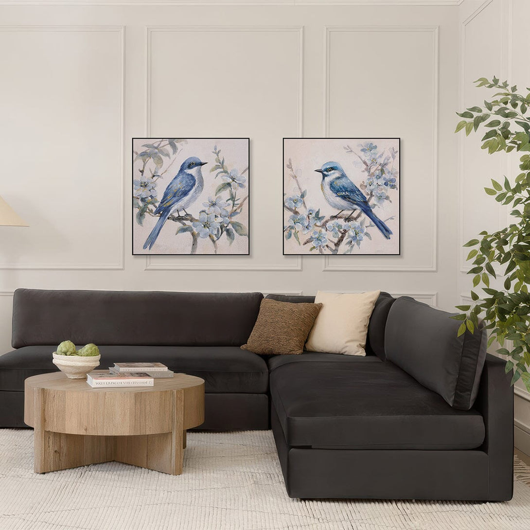 Spring Branch View - Bluebird Floral Painting#M3614 Painting artwepaint 