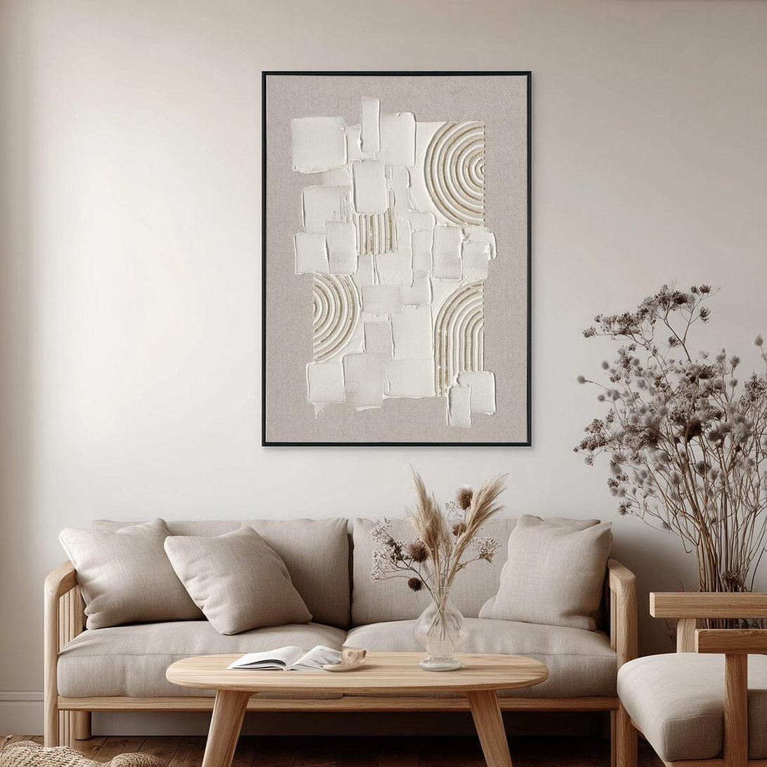 Square Texture - Abstract Geometric Wall Art#M2617 Painting artwepaint 