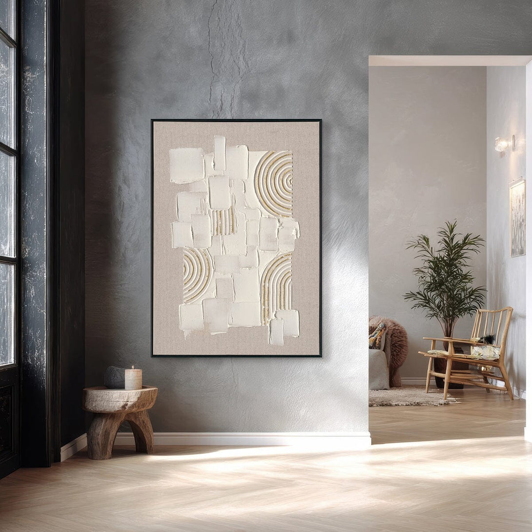 Square Texture - Abstract Geometric Wall Art#M2617 Painting artwepaint 