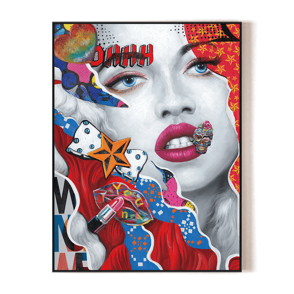 Starlit Muse Glitter Abstract Painting #I2505 Painting artwepaint 