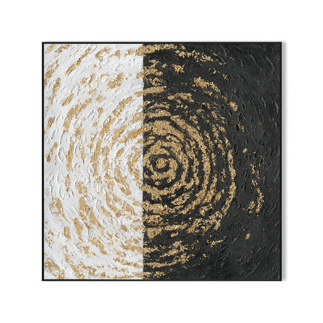 Starlit Surge - Silver Grey Abstract Painting #J5106 Painting artwepaint 