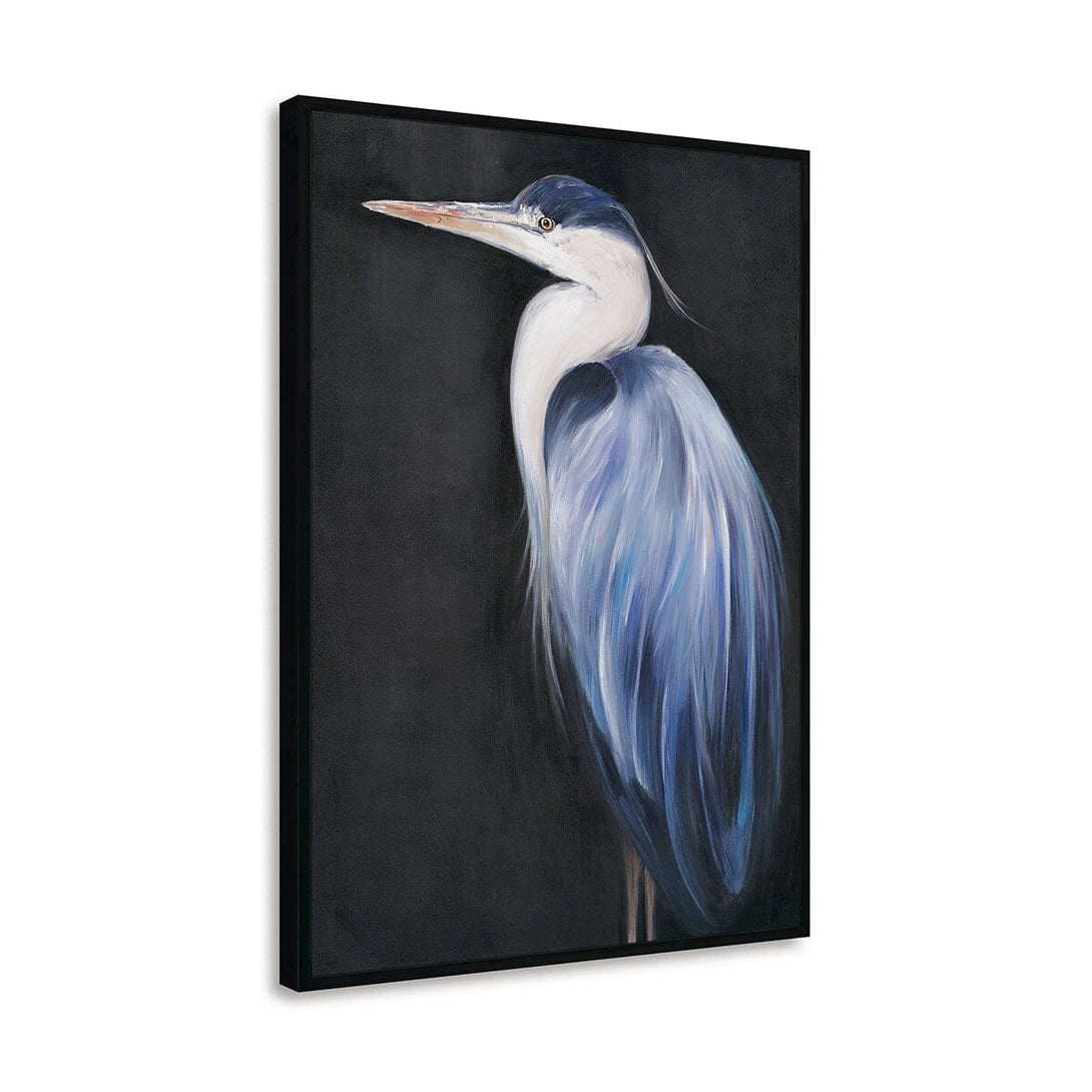 Still Water Blue - Heron Realism Painting #M4573 Painting artwepaint 