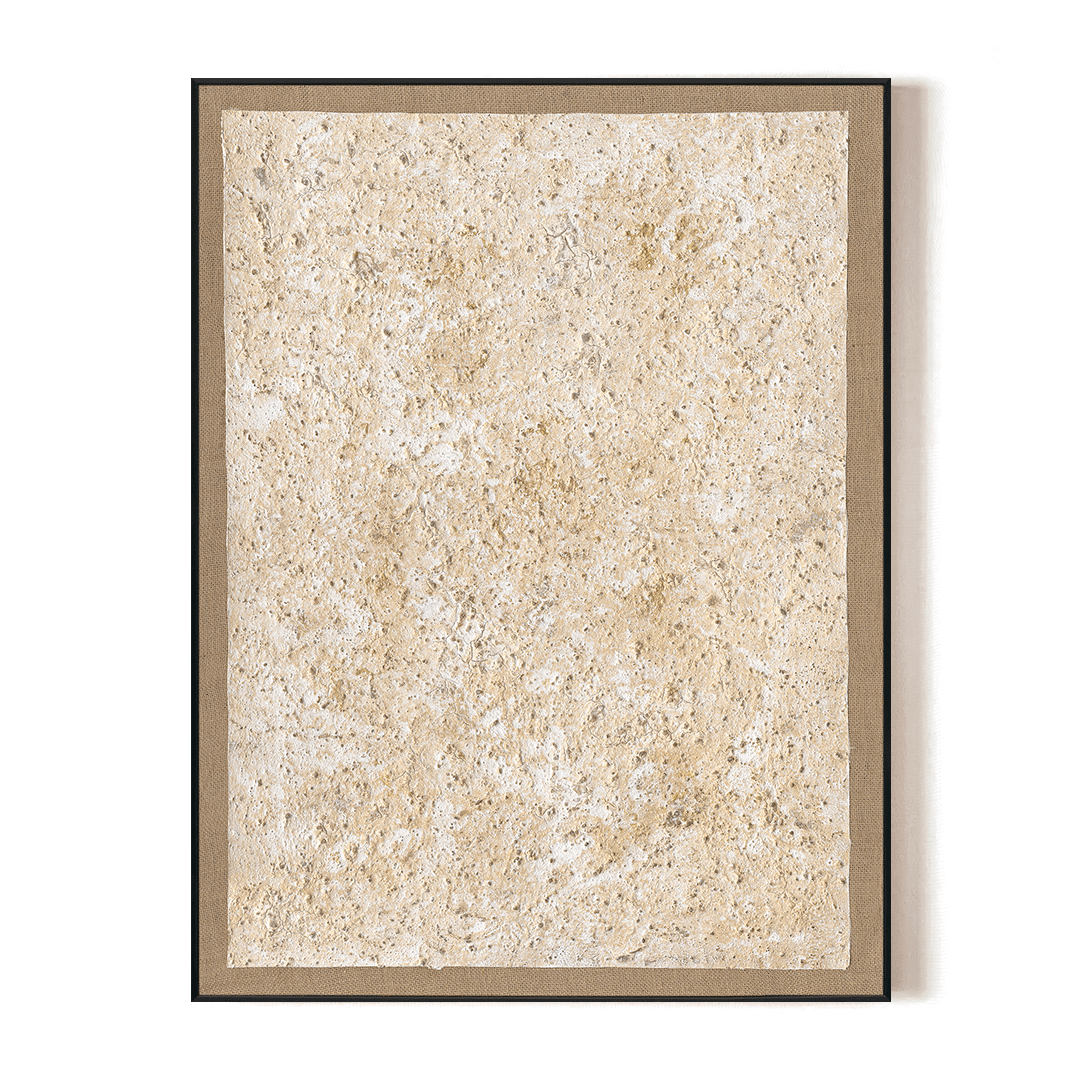 Stone Aura - Golden Natural Texture Abstract #J4109 Painting artwepaint 