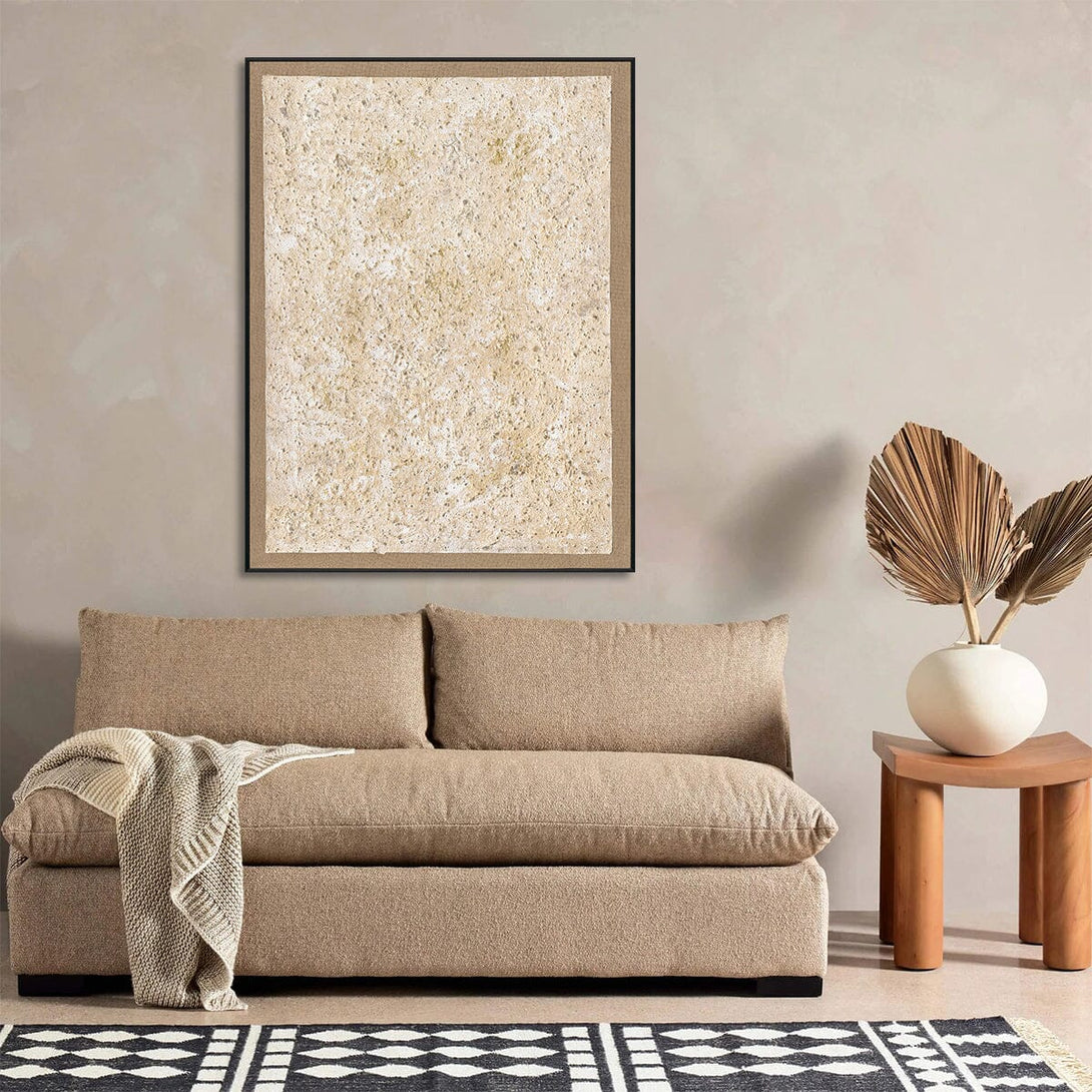 Stone Aura - Golden Natural Texture Abstract #J4109 Painting artwepaint 