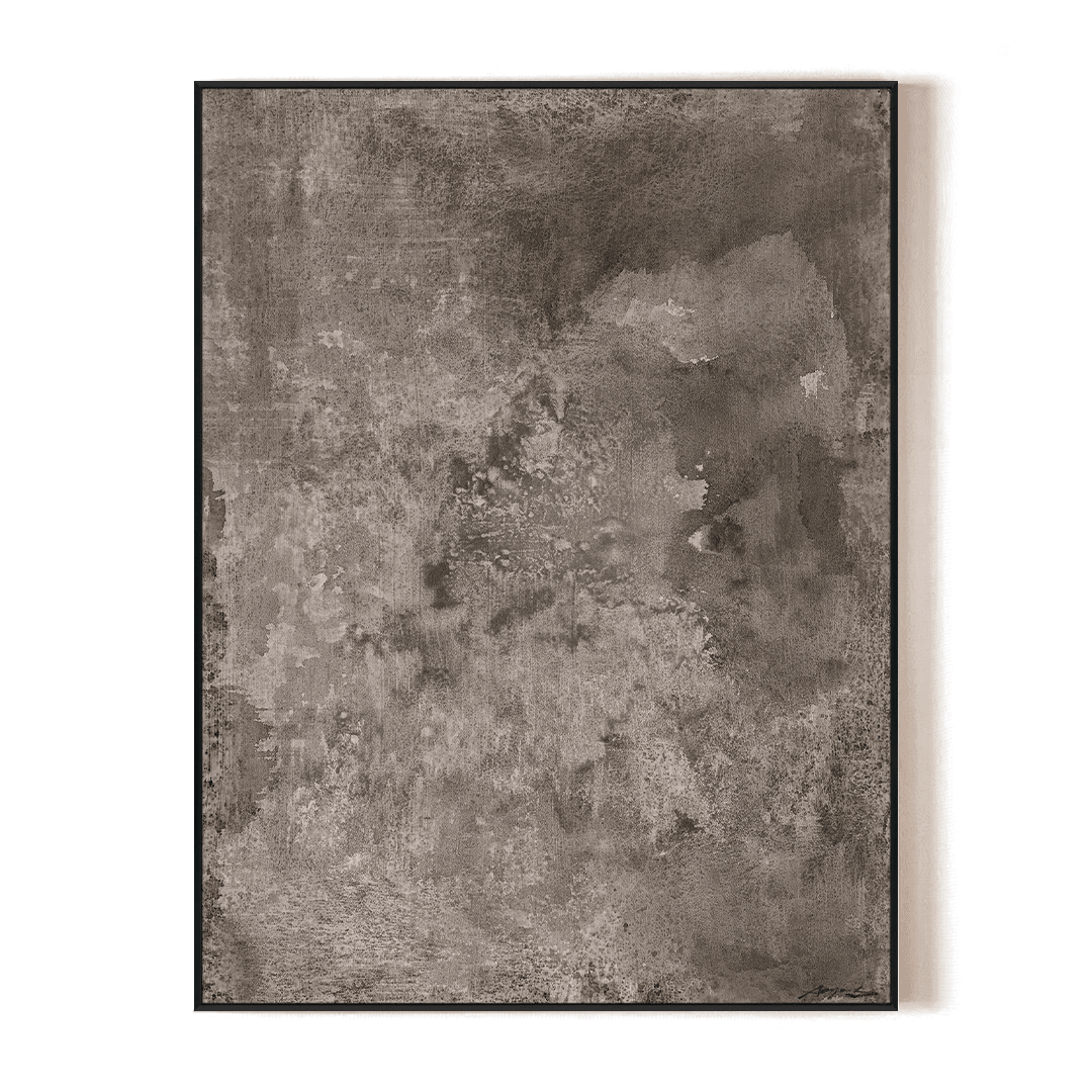 Stone Grey - Abstract Cement Texture Painting #M8147 Painting artwepaint 