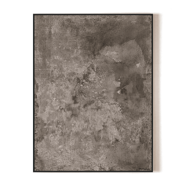 Stone Grey - Abstract Cement Texture Painting #M8147 Painting artwepaint 