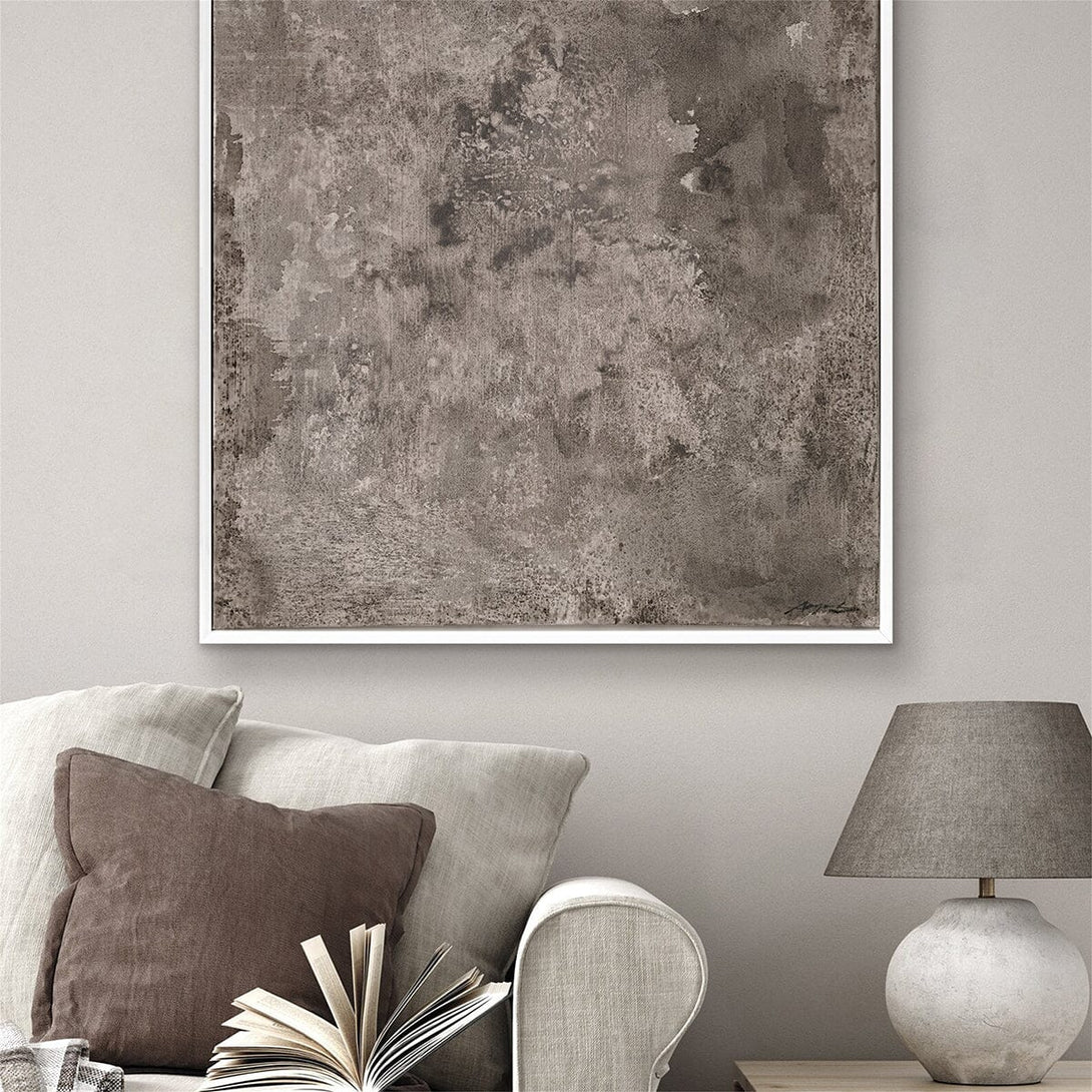 Stone Grey - Abstract Cement Texture Painting #M8147 Painting artwepaint 