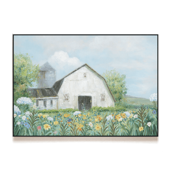Summer Bloom – Farmhouse Landscape#L4516 Painting artwepaint 