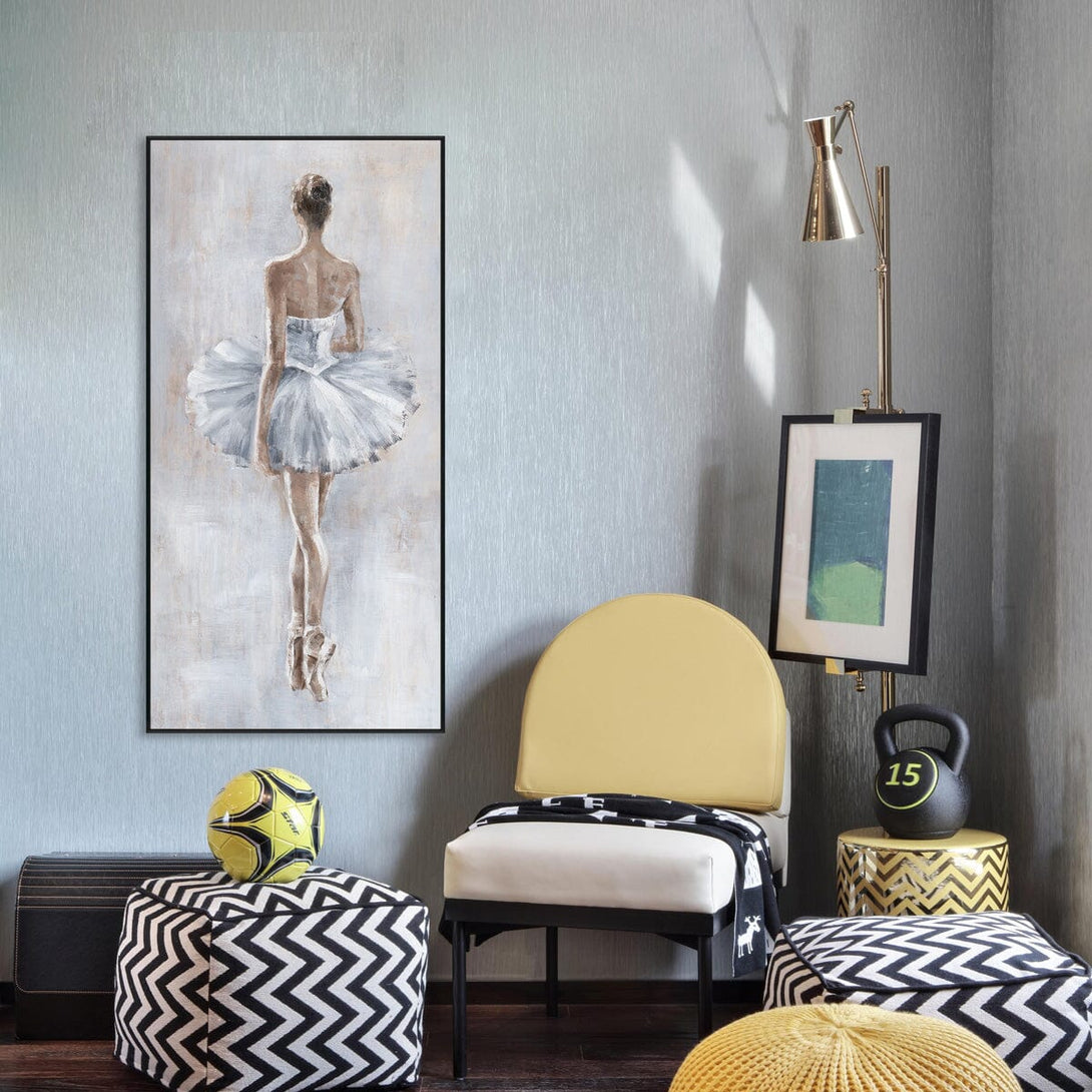 Swan Poise - Ballet Figure Painting #L0588 Painting artwepaint 