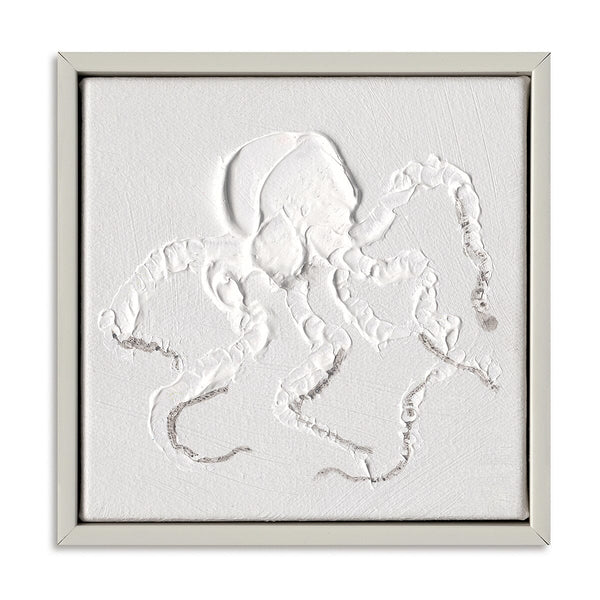 Textured Octopus - White Relief Art#M5959 Painting artwepaint 