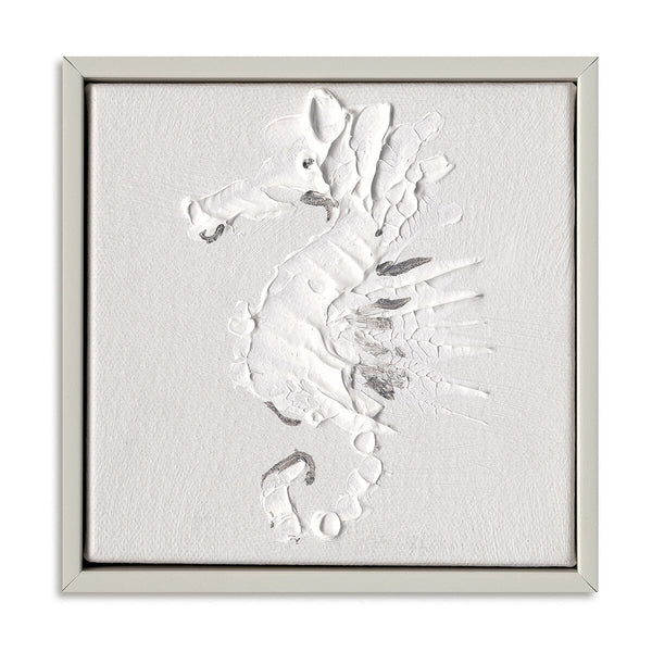 Textured Seahorse - White Relief Art#M5958 Painting artwepaint 