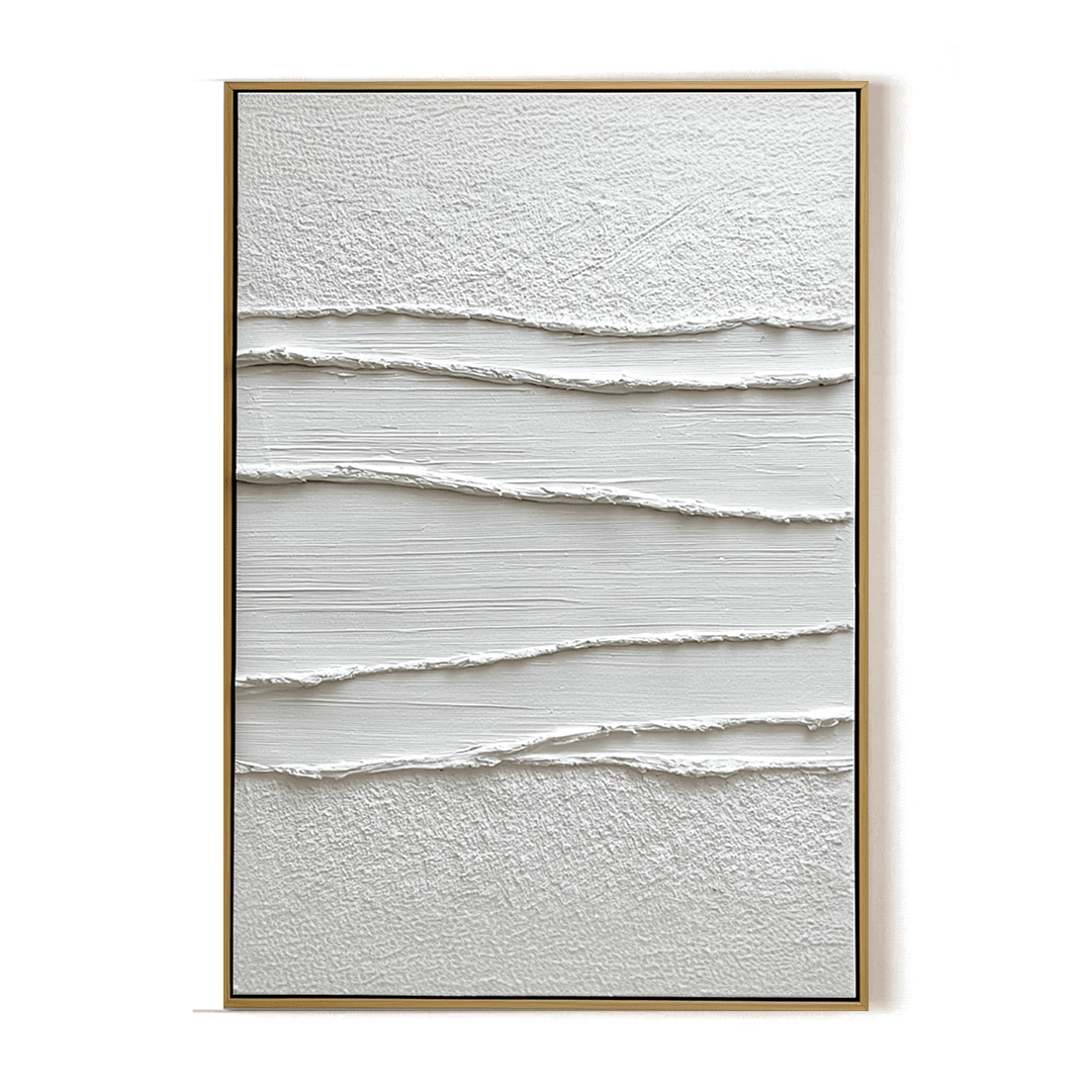 Tide Lines White Textured Painting #awp96 Painting artwepaint 
