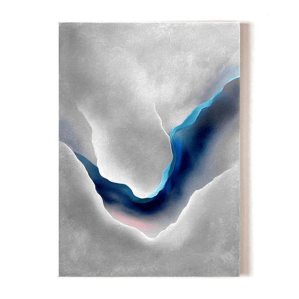 Tranquil Rift – Blue Flow Abstract Painting #awp47 Painting artwepaint 