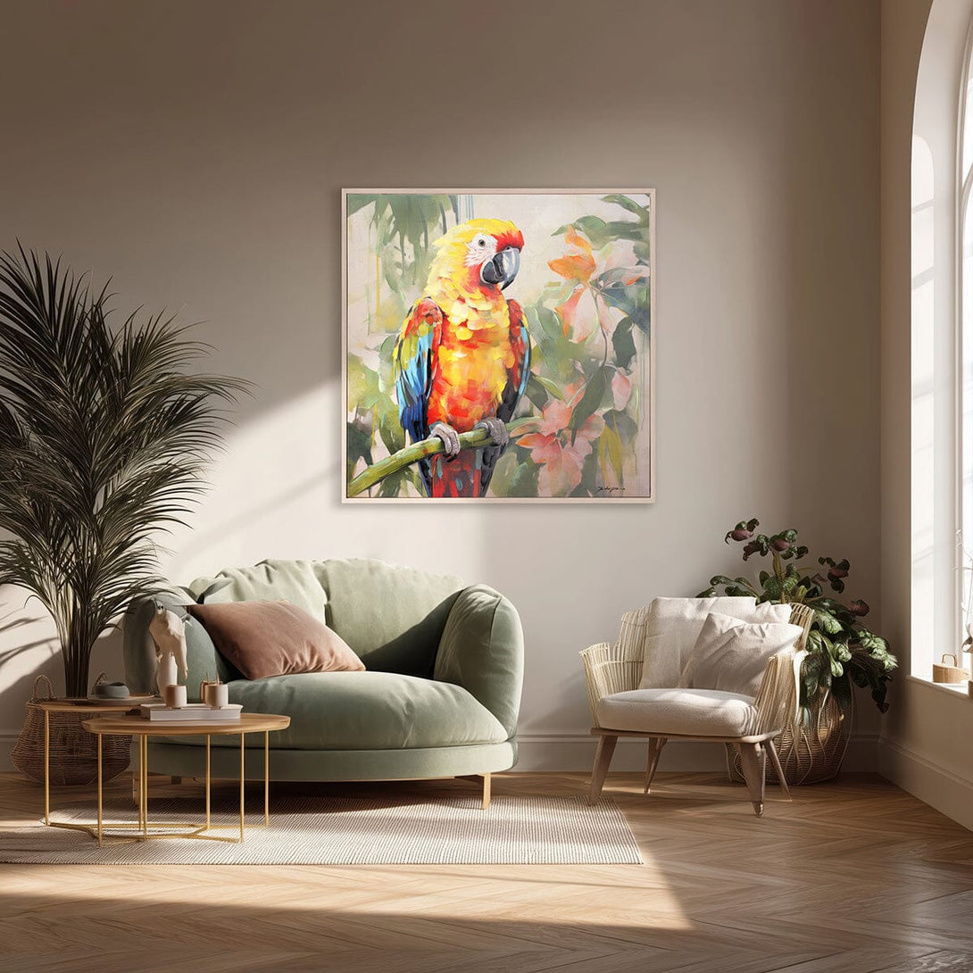 Tropical Sunshine - Golden Parrot Art#M6828 Painting artwepaint 
