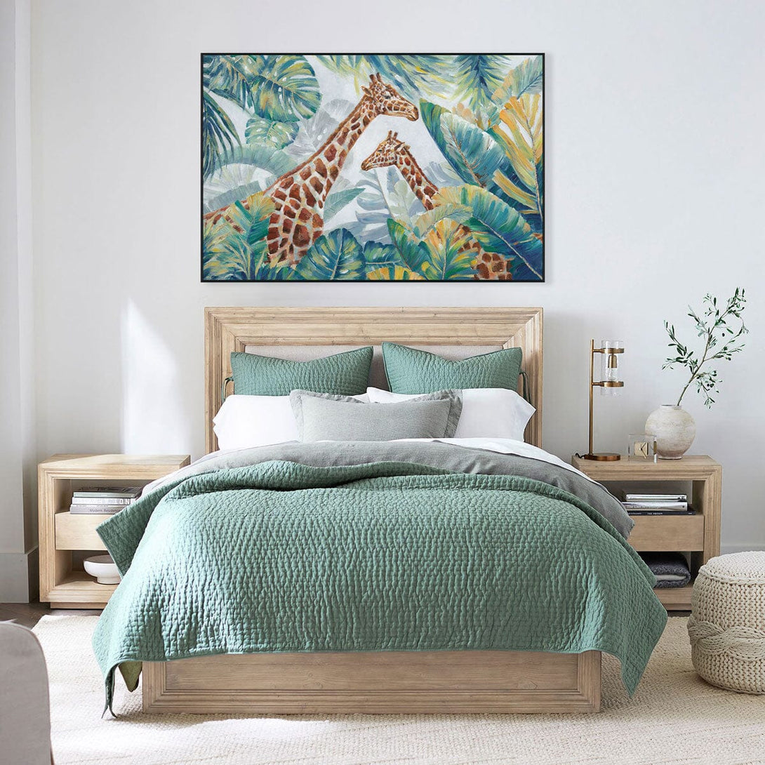 Tropical Watch - Giraffe Oil Painting#L0501 Painting artwepaint 