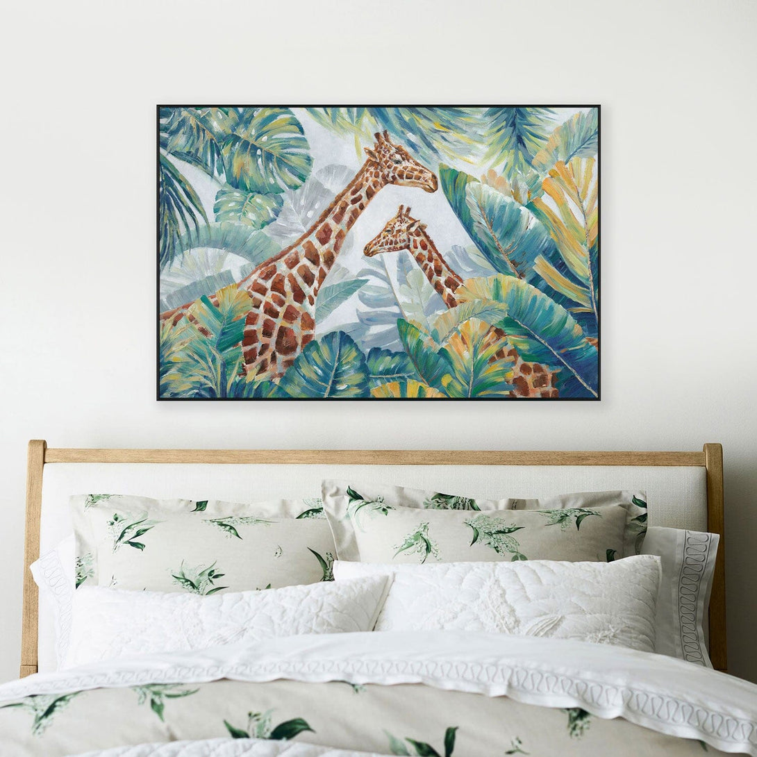 Tropical Watch - Giraffe Oil Painting#L0501 Painting artwepaint 