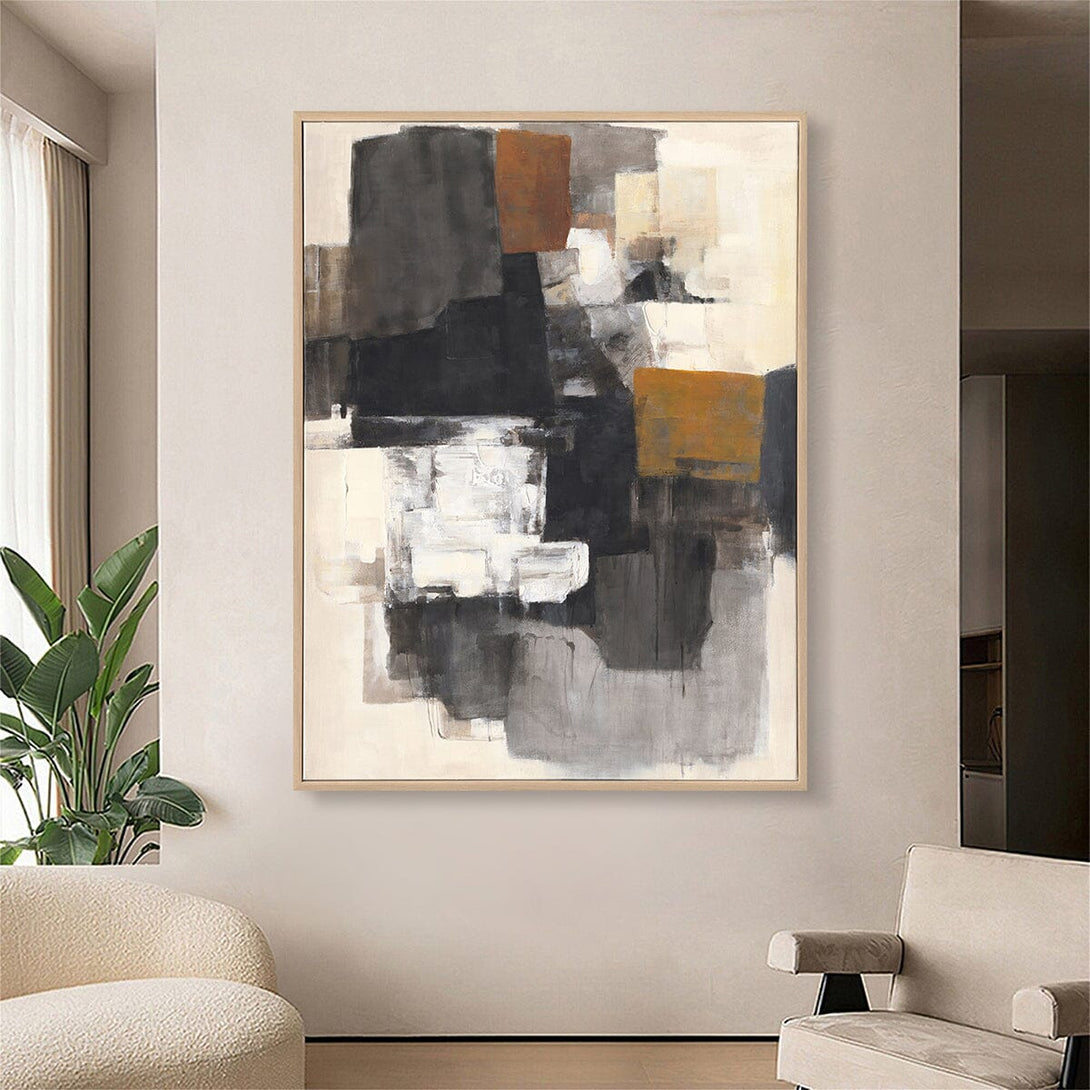 Twilight Blocks – Modern Abstract Painting#M4726 Painting artwepaint 