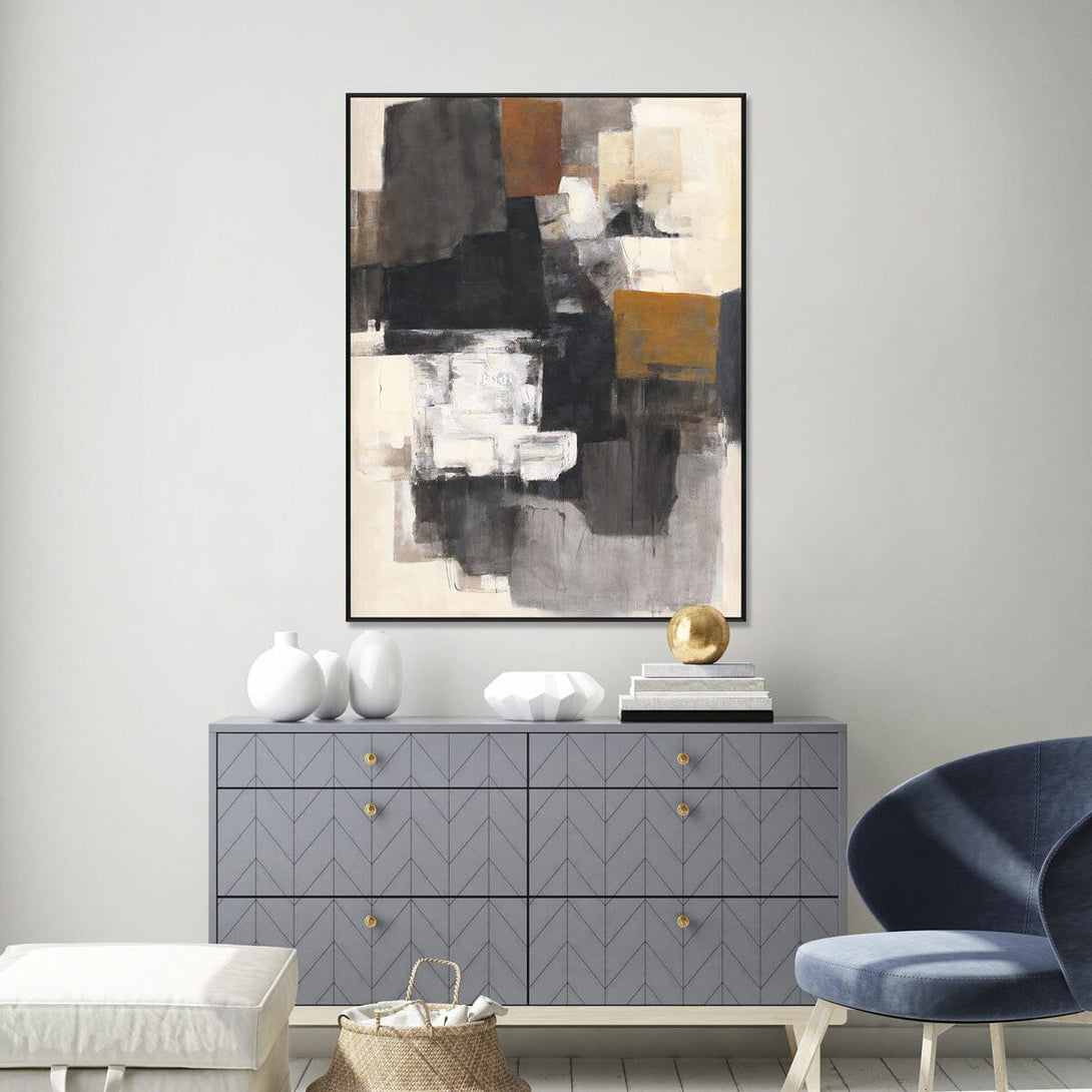 Twilight Blocks – Modern Abstract Painting#M4726 Painting artwepaint 