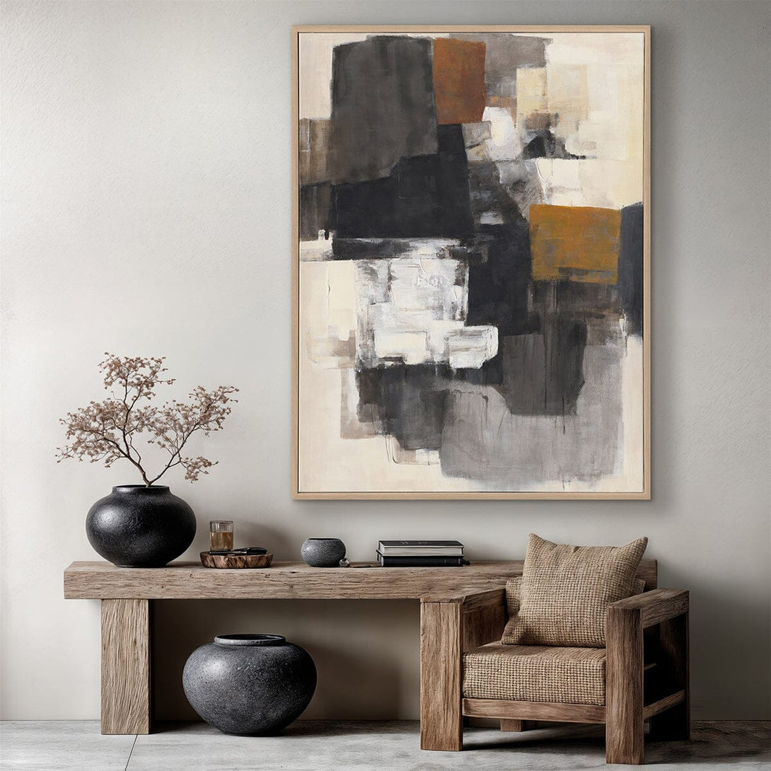Twilight Blocks – Modern Abstract Painting#M4726 Painting artwepaint 