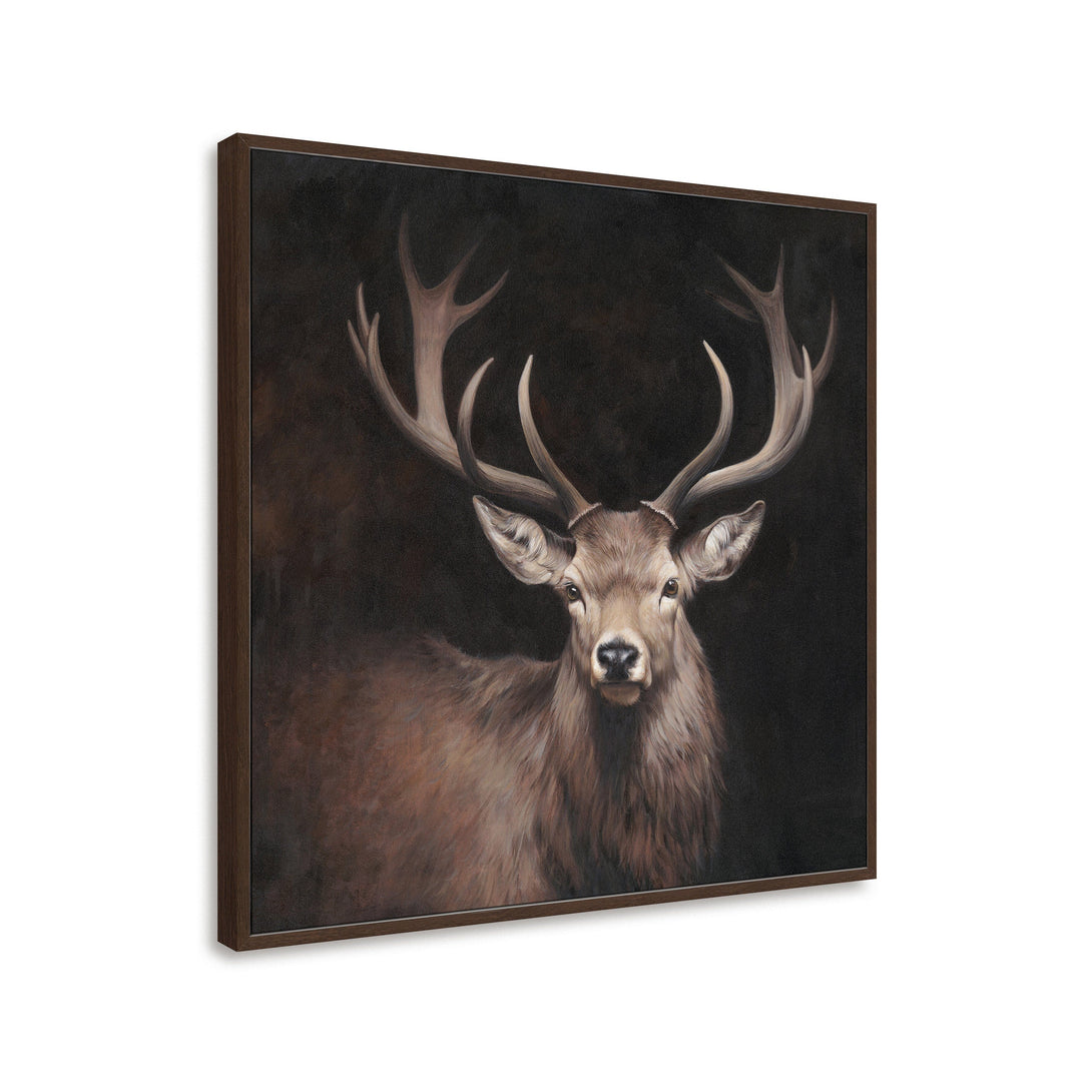 Twilight Stag - Realistic Wildlife Portrait#M4775 Painting artwepaint 