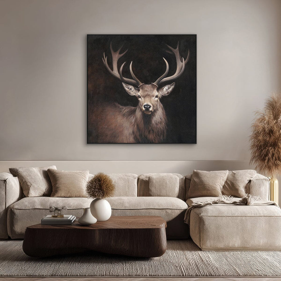 Twilight Stag - Realistic Wildlife Portrait#M4775 Painting artwepaint 