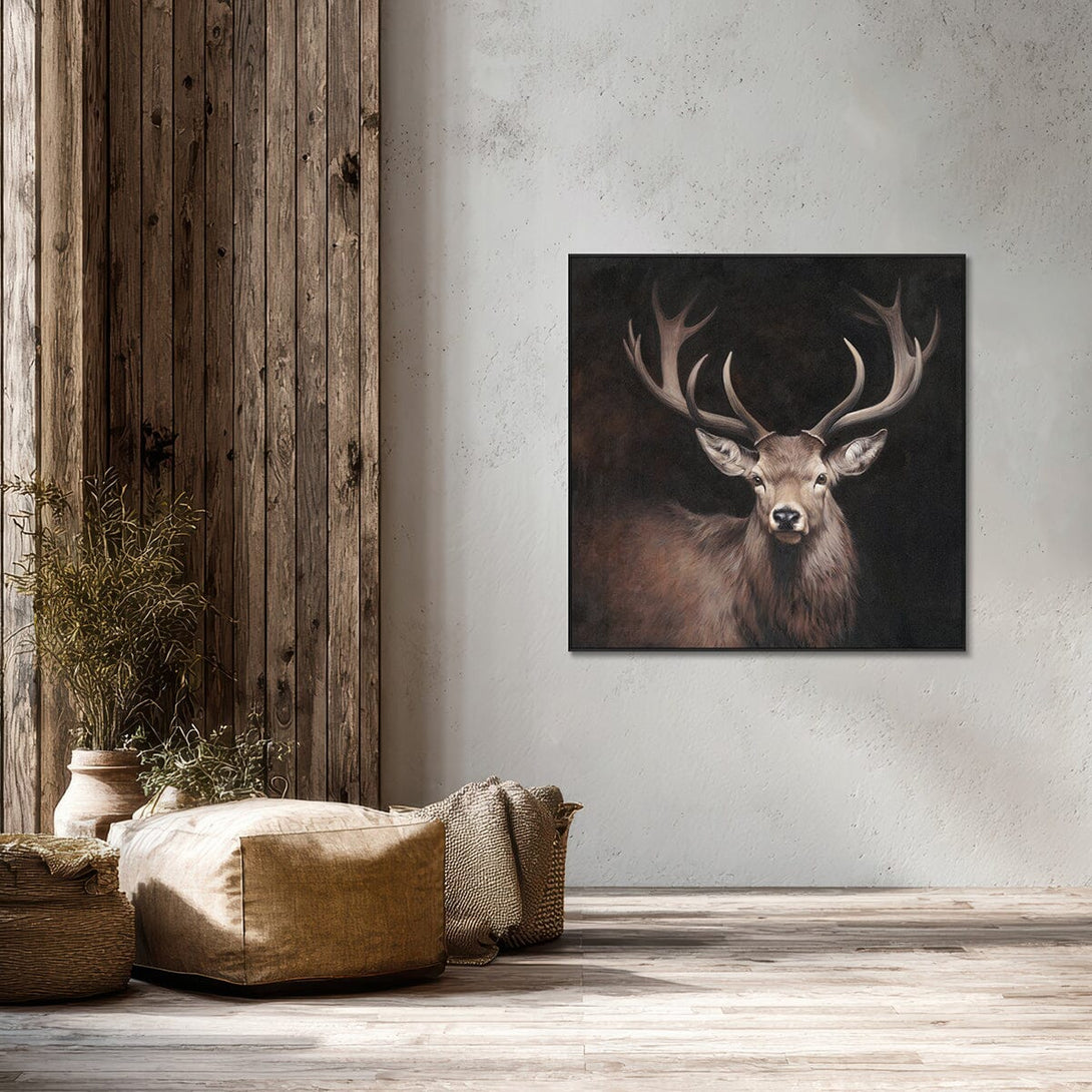 Twilight Stag - Realistic Wildlife Portrait#M4775 Painting artwepaint 