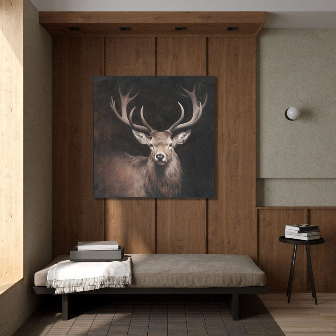Twilight Stag - Realistic Wildlife Portrait#M4775 Painting artwepaint 