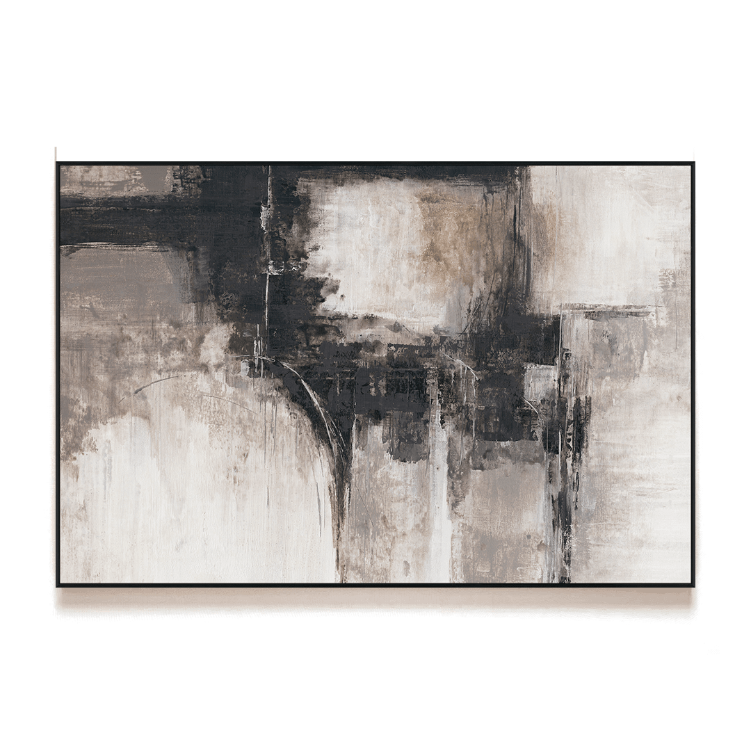 Urban Fade - Black & Grey Abstract Painting#M0700 Painting artwepaint 