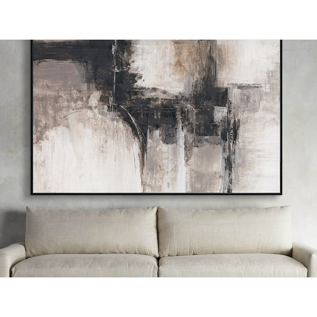 Urban Fade - Black & Grey Abstract Painting#M0700 Painting artwepaint 