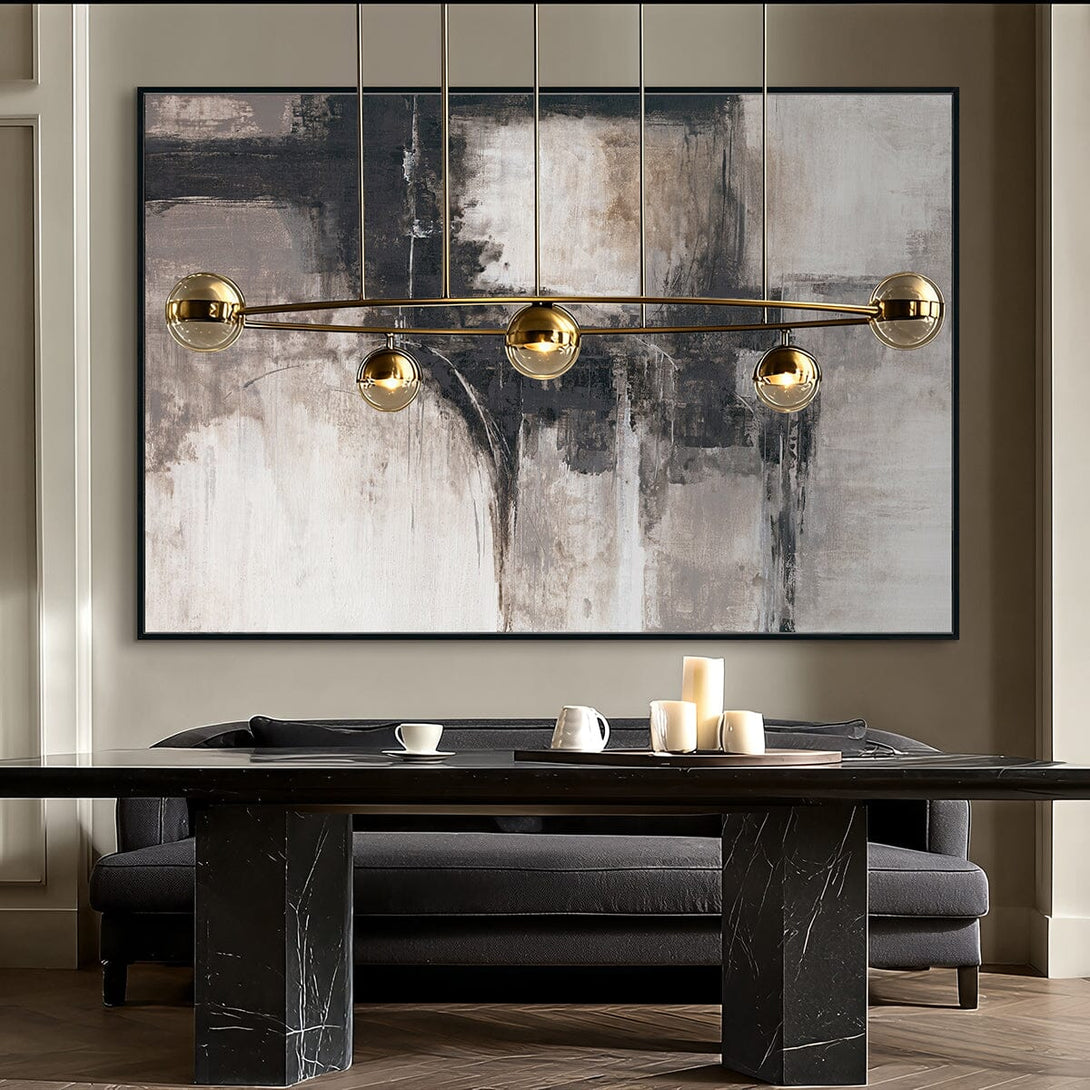 Urban Fade - Black & Grey Abstract Painting#M0700 Painting artwepaint 