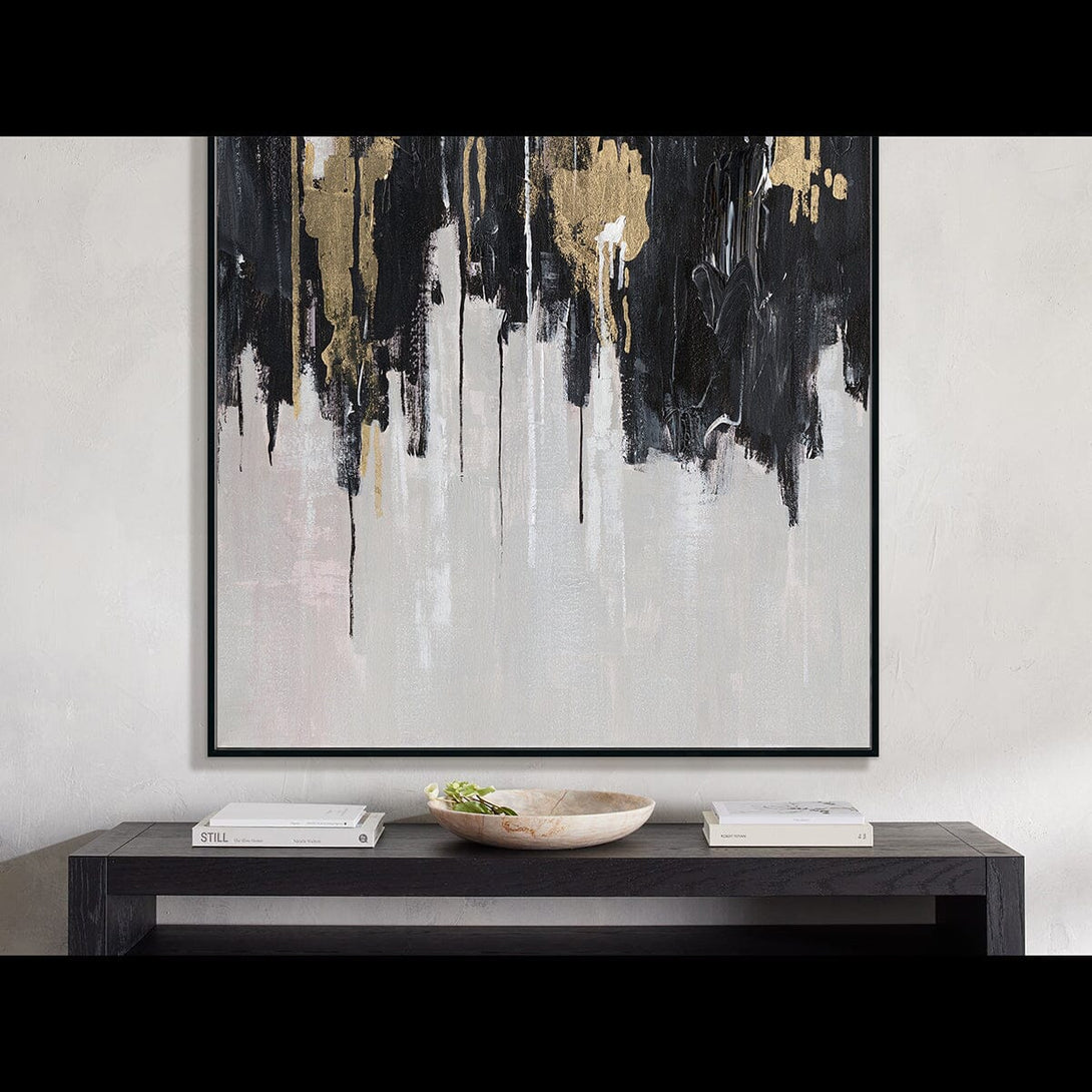 Urban Gold - Black and Gold Abstract Painting #M5552 Painting artwepaint 