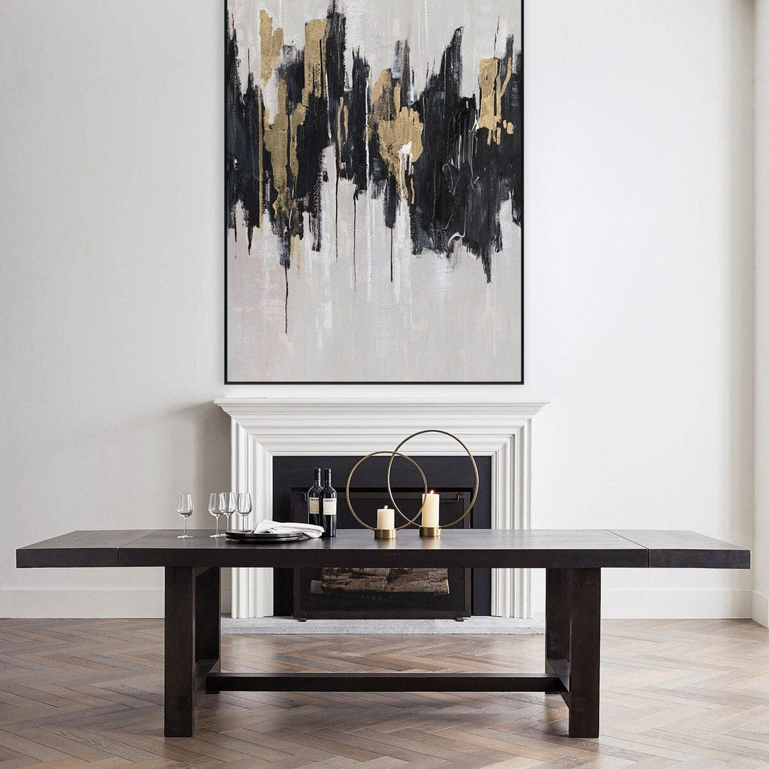 Urban Gold - Black and Gold Abstract Painting #M5552 Painting artwepaint 