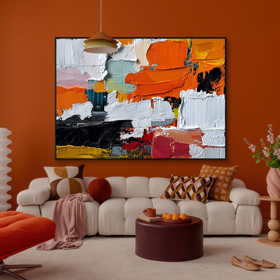 Urban Pulse – Bold Color Abstract Painting #93057 Painting artwepaint 