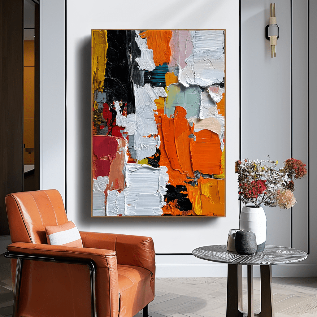 Urban Pulse – Bold Color Abstract Painting #93057 Painting artwepaint 