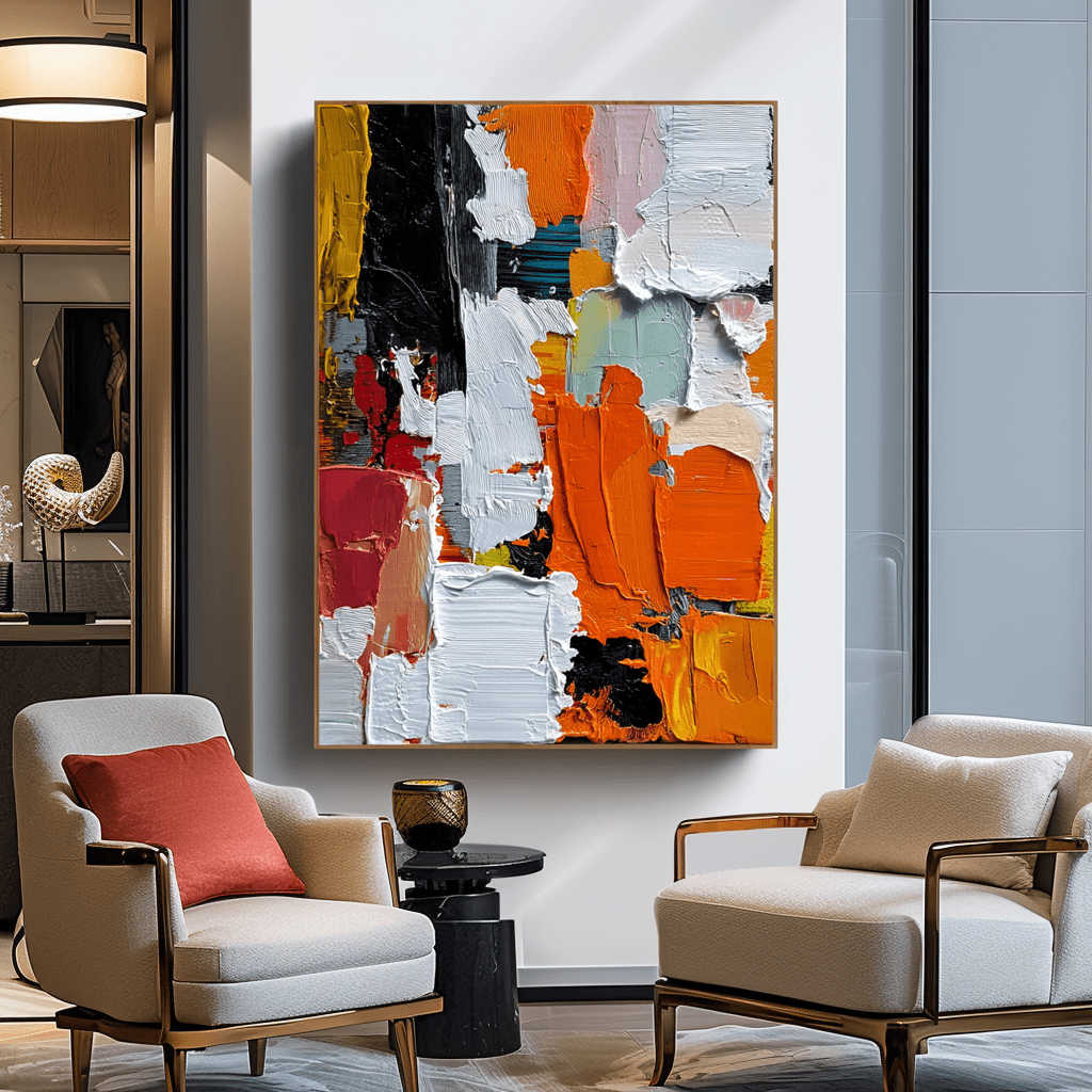 Urban Pulse – Bold Color Abstract Painting #93057 Painting artwepaint 