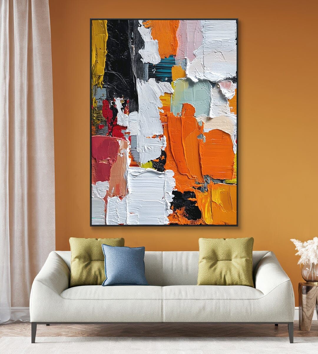 Urban Pulse – Bold Color Abstract Painting #93057 Painting artwepaint 