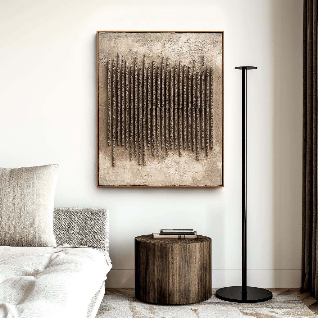 Vertical Chorus – Sculptural Relief Painting #awp92 Painting artwepaint 