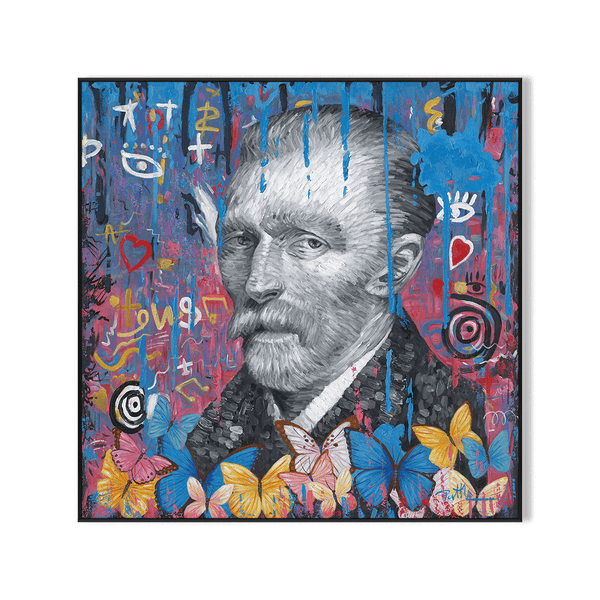 Visionary Genius – Van Gogh Pop Art Portrait #J0218 Painting artwepaint 