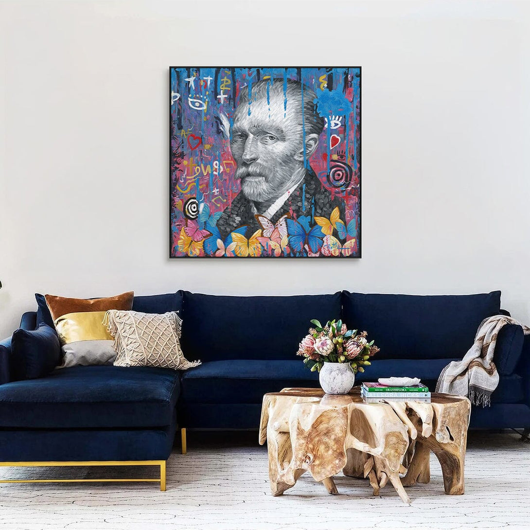Visionary Genius – Van Gogh Pop Art Portrait #J0218 Painting artwepaint 